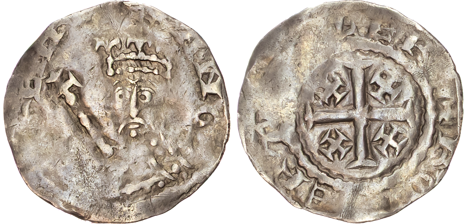 Henry II (1154‑1189), AR Penny, 1.33gm., ‘Tealby Coinage’‑ 1158‑80, class A1. 