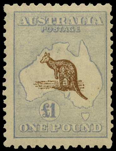 Third Watermark: 1915-27 £1 chocolate and...