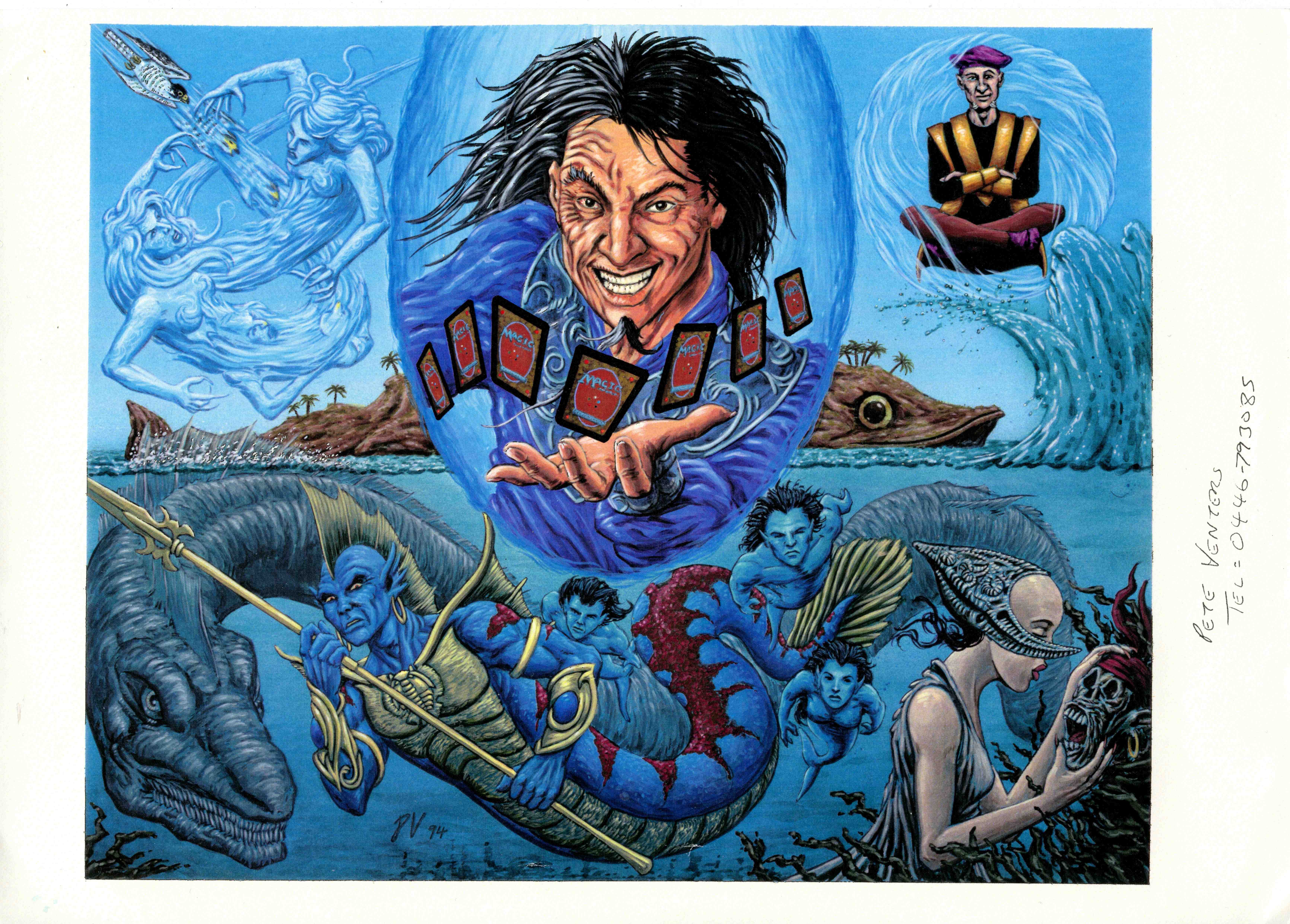 Magic the Gathering - Artist Archival Material by Pete Venters