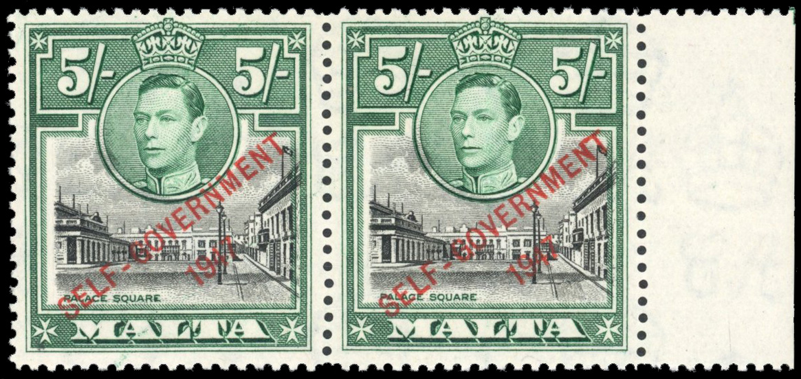 Malta SG 247a pair mint
