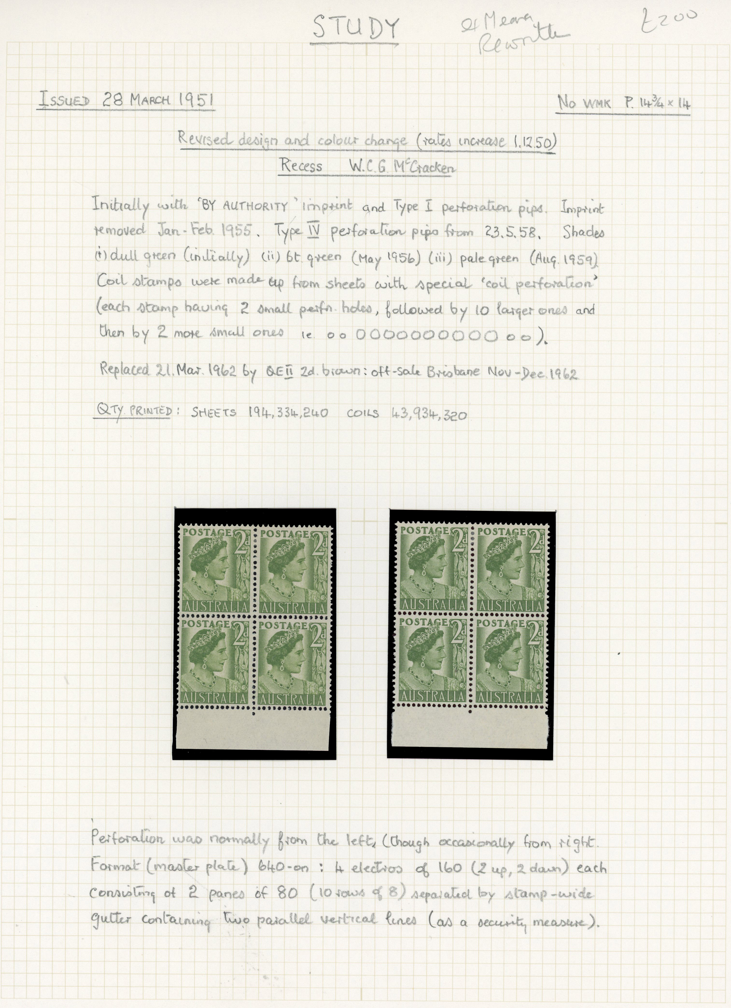 Australia SG 237 specialised collection mint