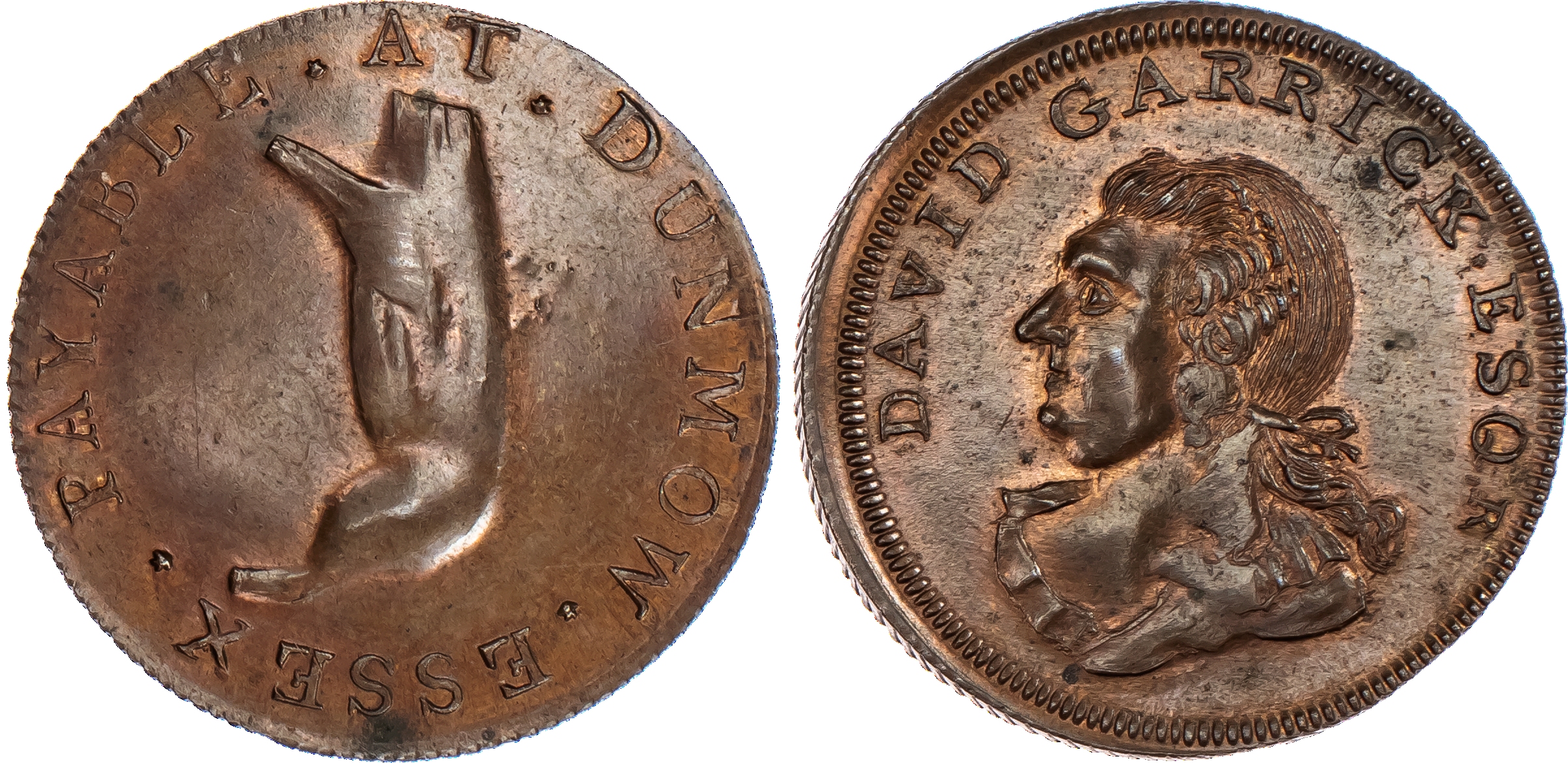 Dunmow, Spence/Skidmore Mule Halfpenny no...