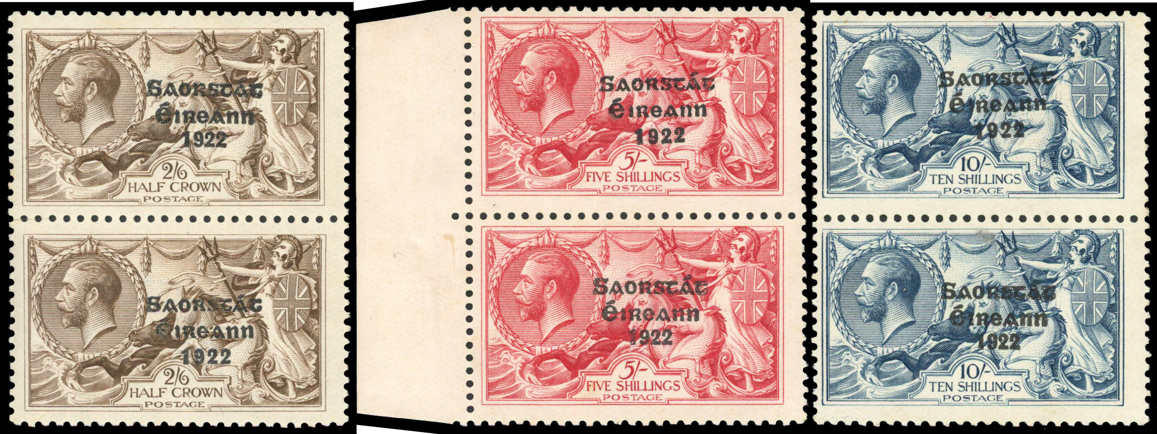 Ireland 1927 wide and narrow dates mint