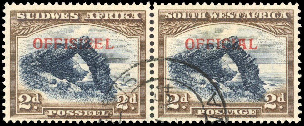 South West Africa 1945-50 official 2d used