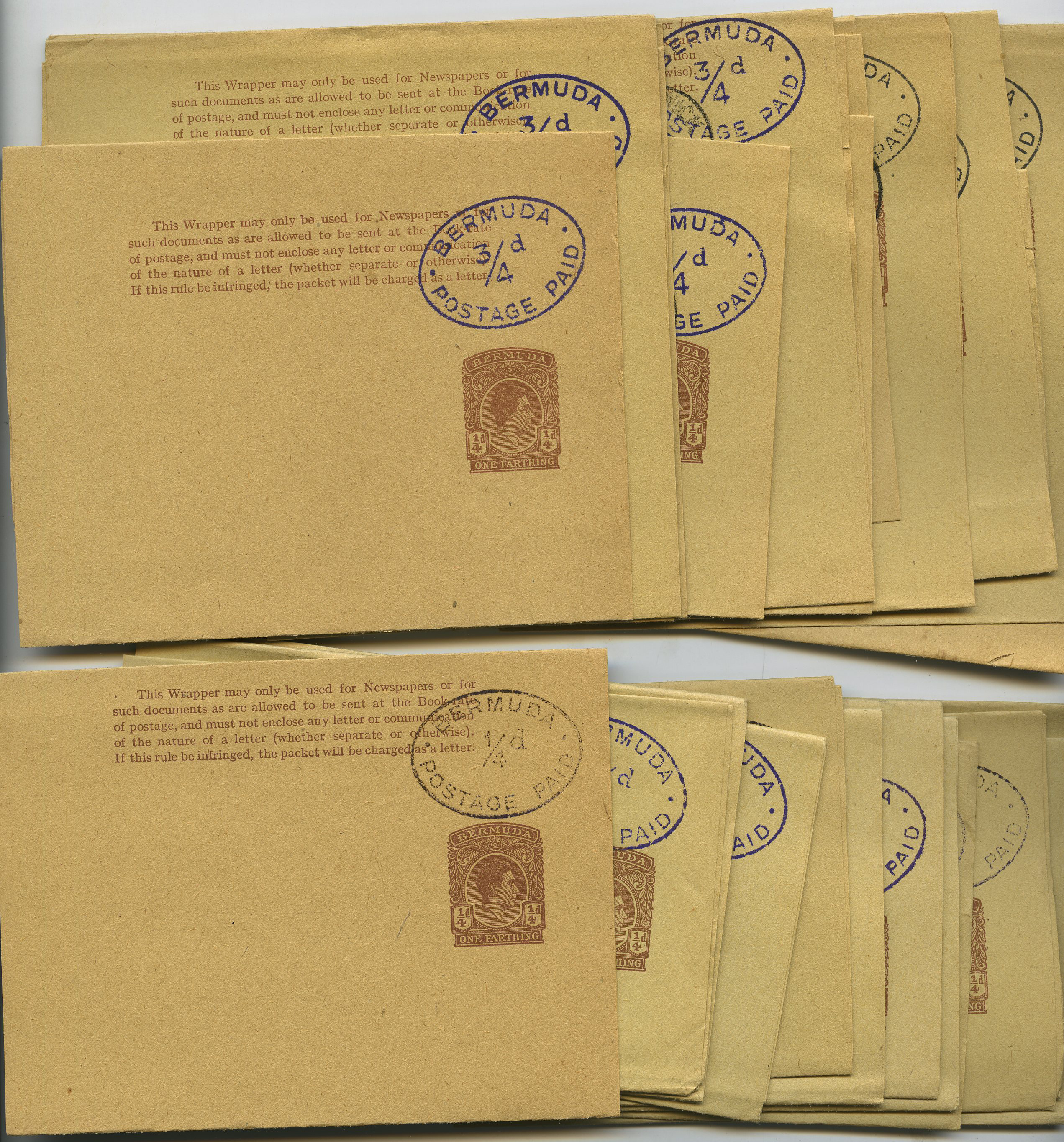 POSTAL HISTORY: 1950-1954 Collection...