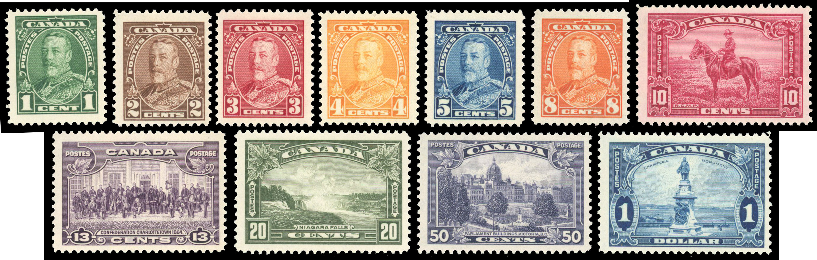 Canada SG 341-351 mint