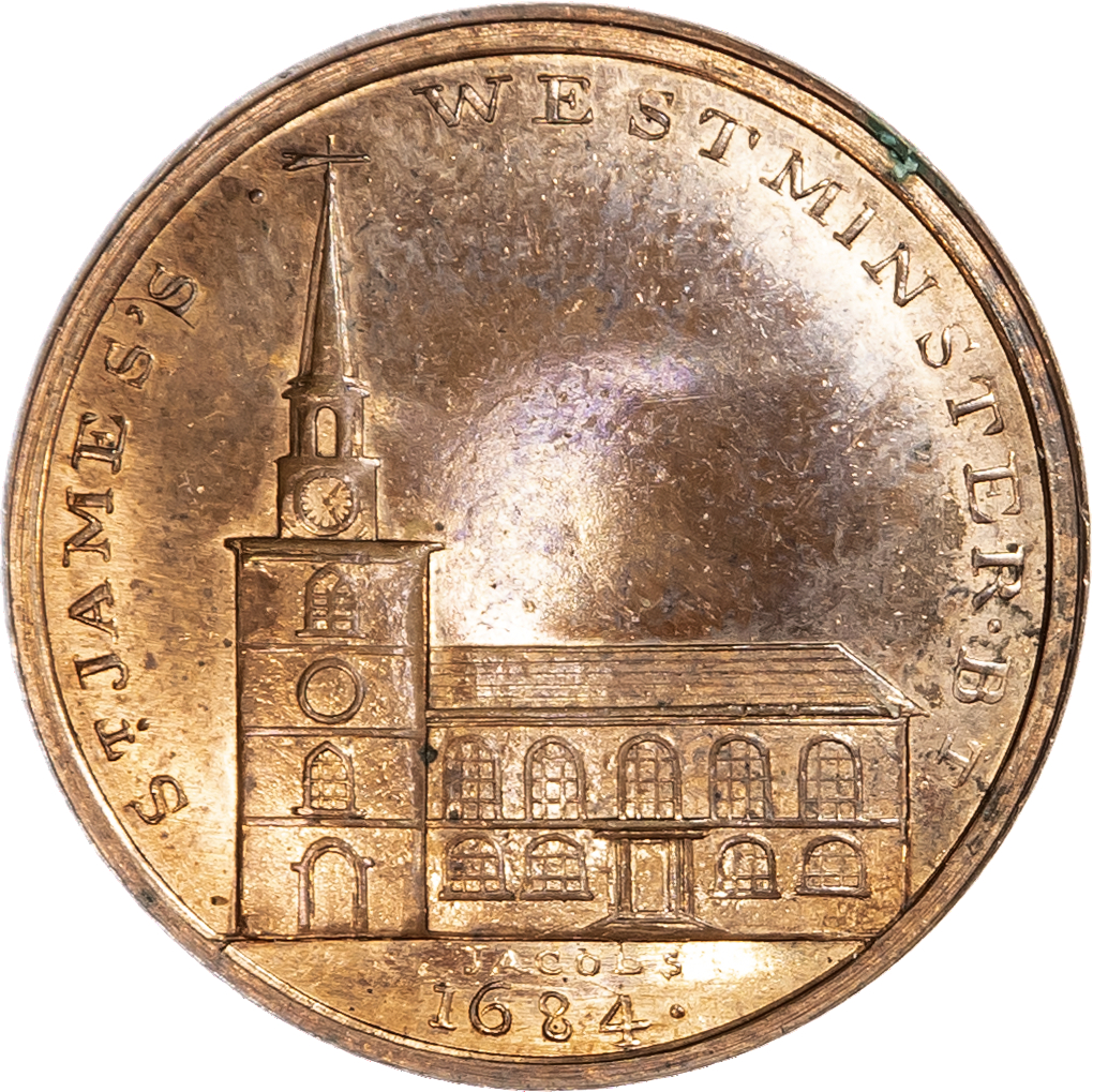 London - Holborn, Paul Skidmore’s ‘London Churches Series’ Halfpenny