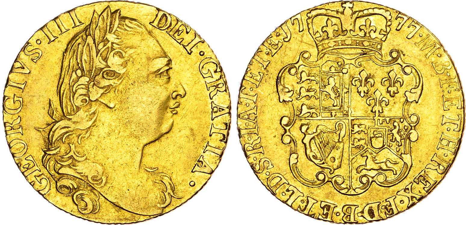 George III (1760-1820), AV Guinea, 1777.