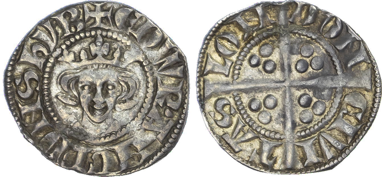 Edward I (1272‑1307), Second Recoinage, AR Longcross, Penny London