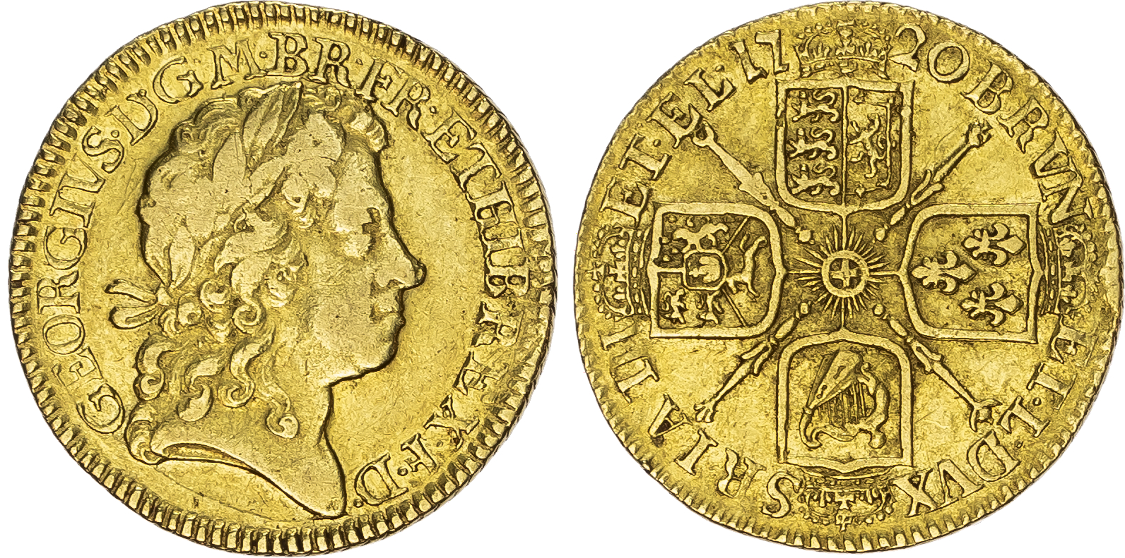 George I (1714-27) Guinea, 1720