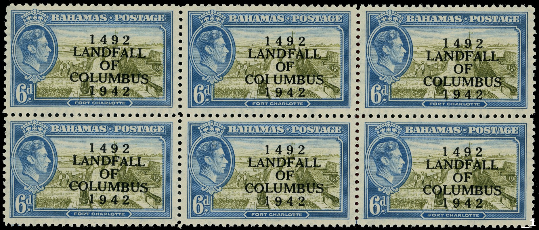 Bahamas SG 169a block...