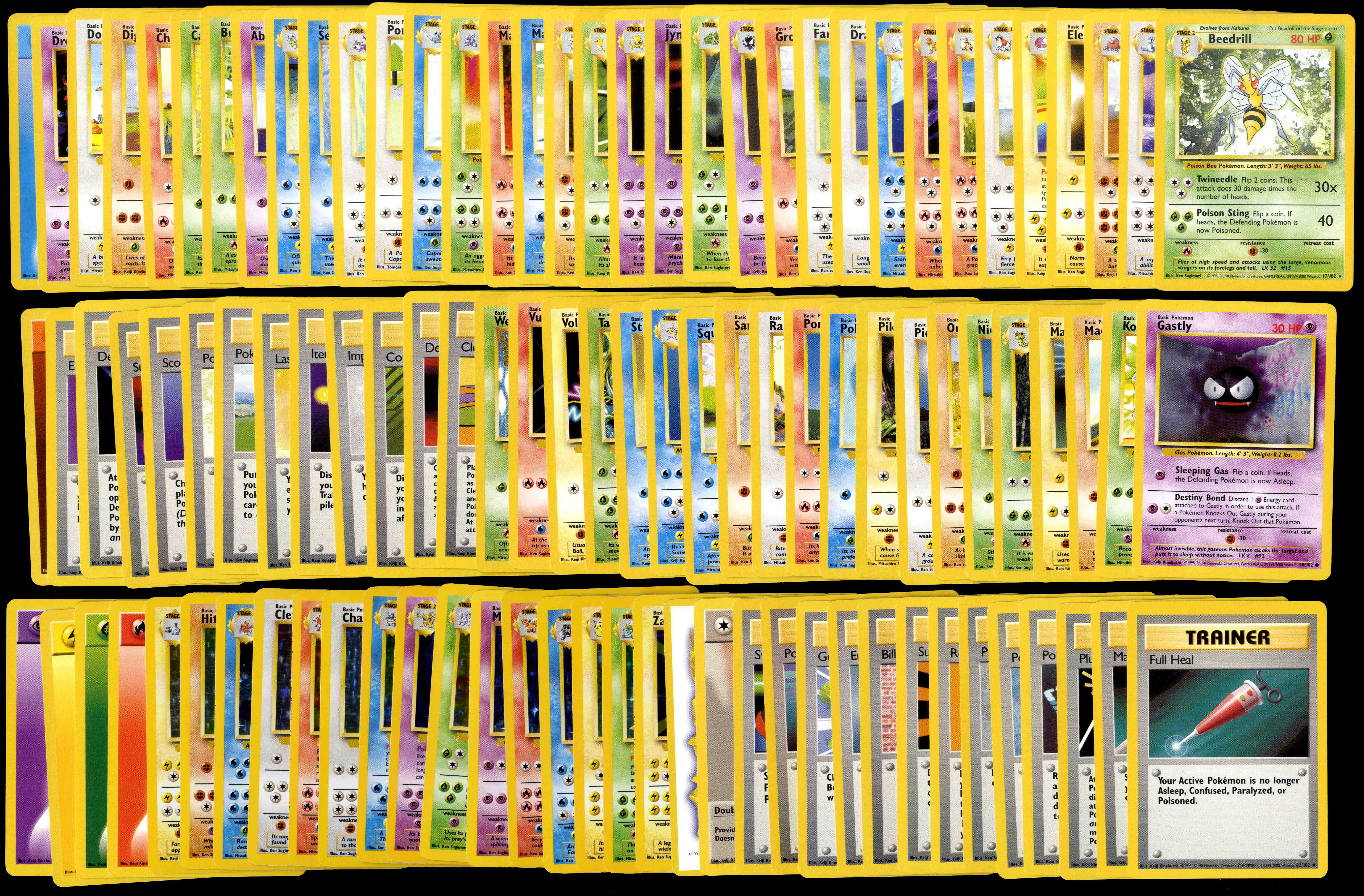 Pokémon TCG - Base Set - 4th Print Unlimited Set 101/102