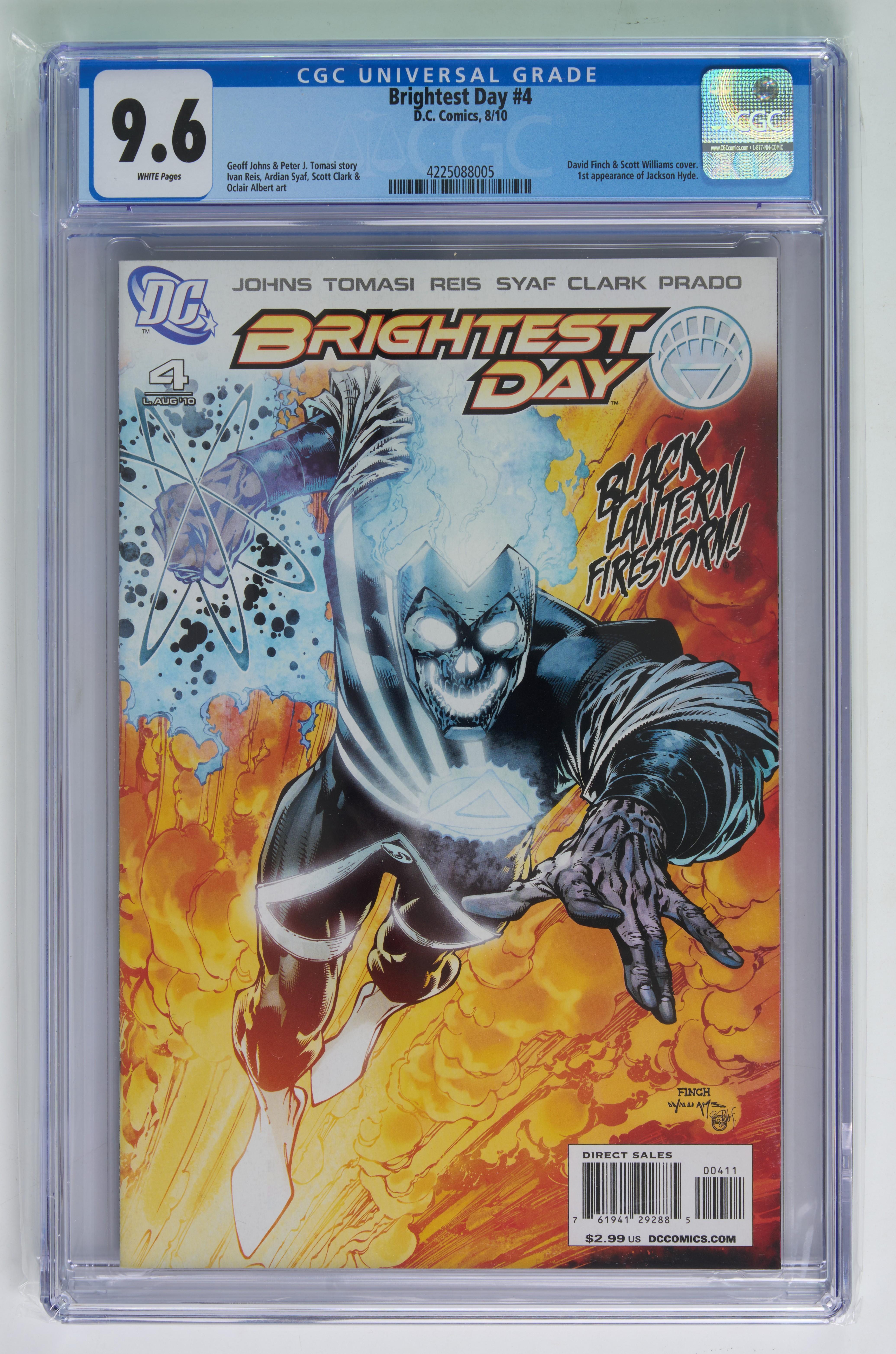 Brightest Day #4 CGC 9.6 First Jackson Hyde (DC Comics, 2023) White Pages