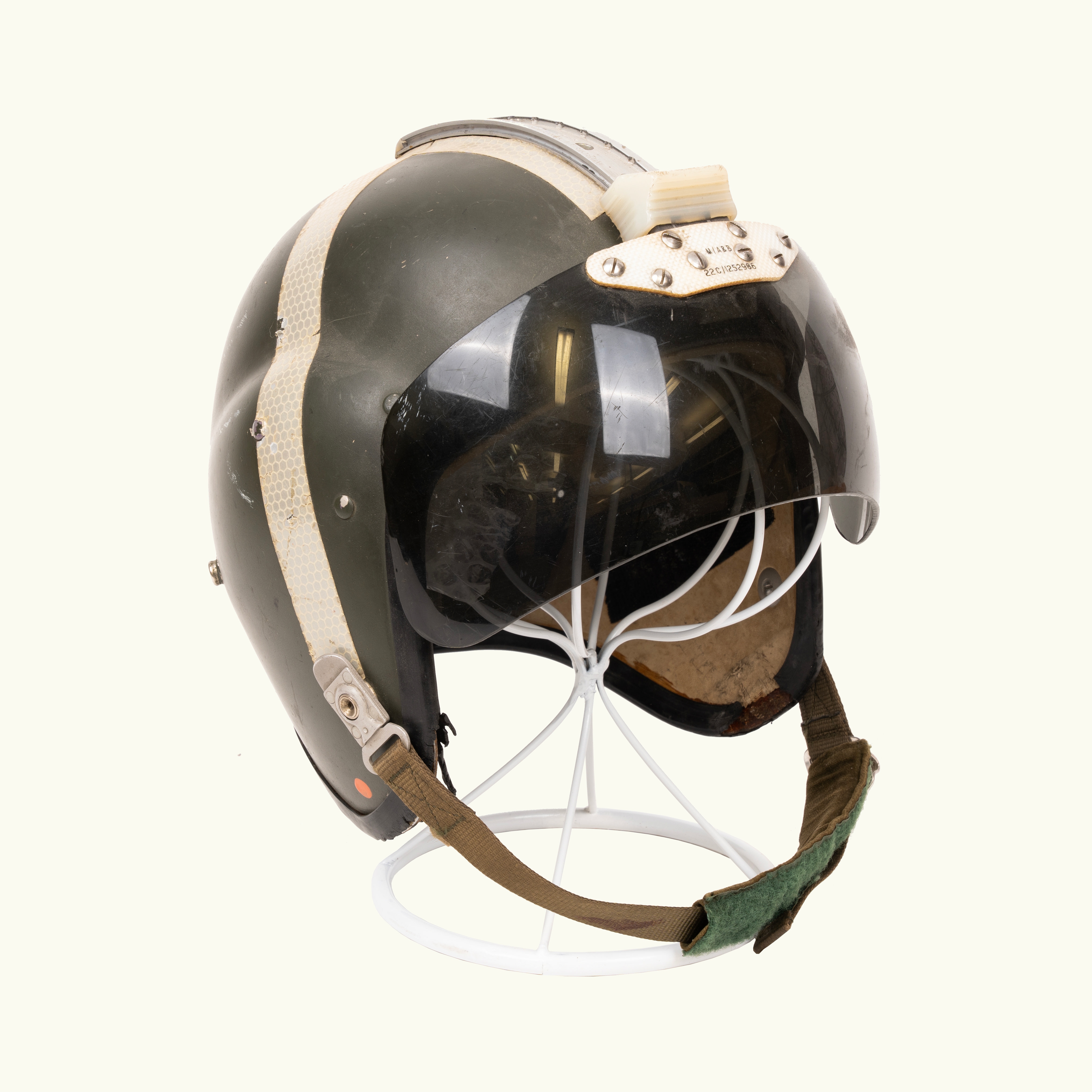 Original 1960s RAF MK1R Helmet, Type G Flying Helmet, P Type mask, with Frankstein and Sons Lifejacket, with Map Board