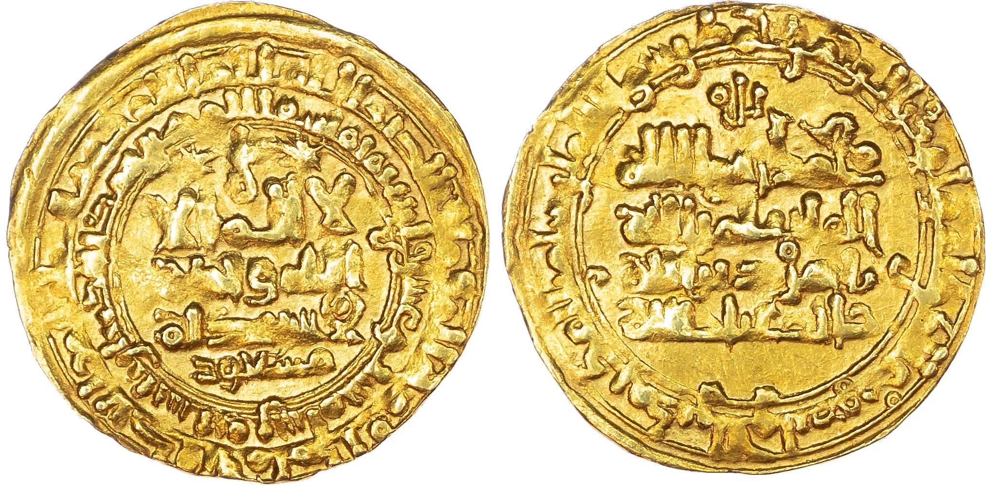 Ghaznavid, Mas’ud I (AH 421‑432 / 1031–1041 AD), gold Dinar, AH 426 / 1035 AD, Nishapur