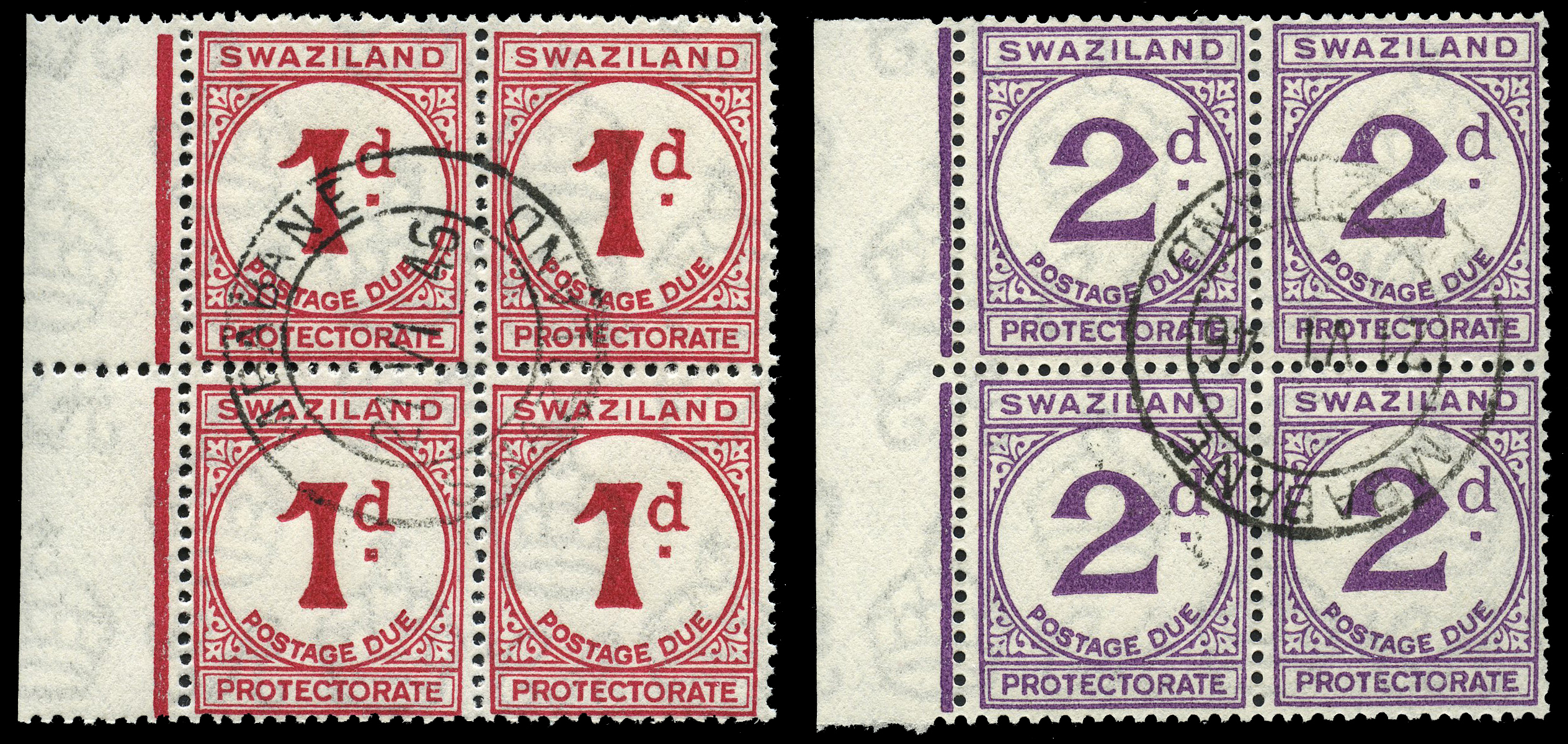 Postage Dues. 1946 printings of the 1d and 2d...