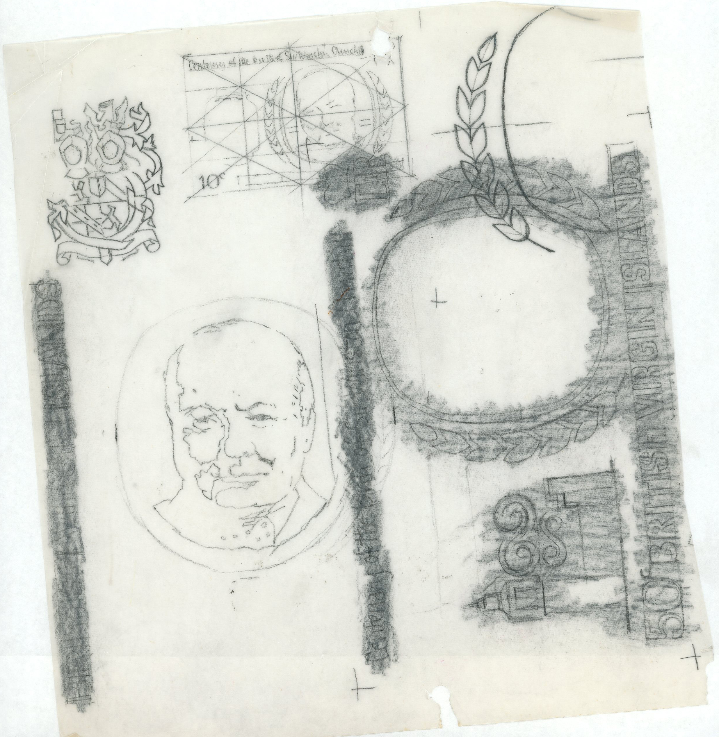 Small selection of 1970s rough artwork by...