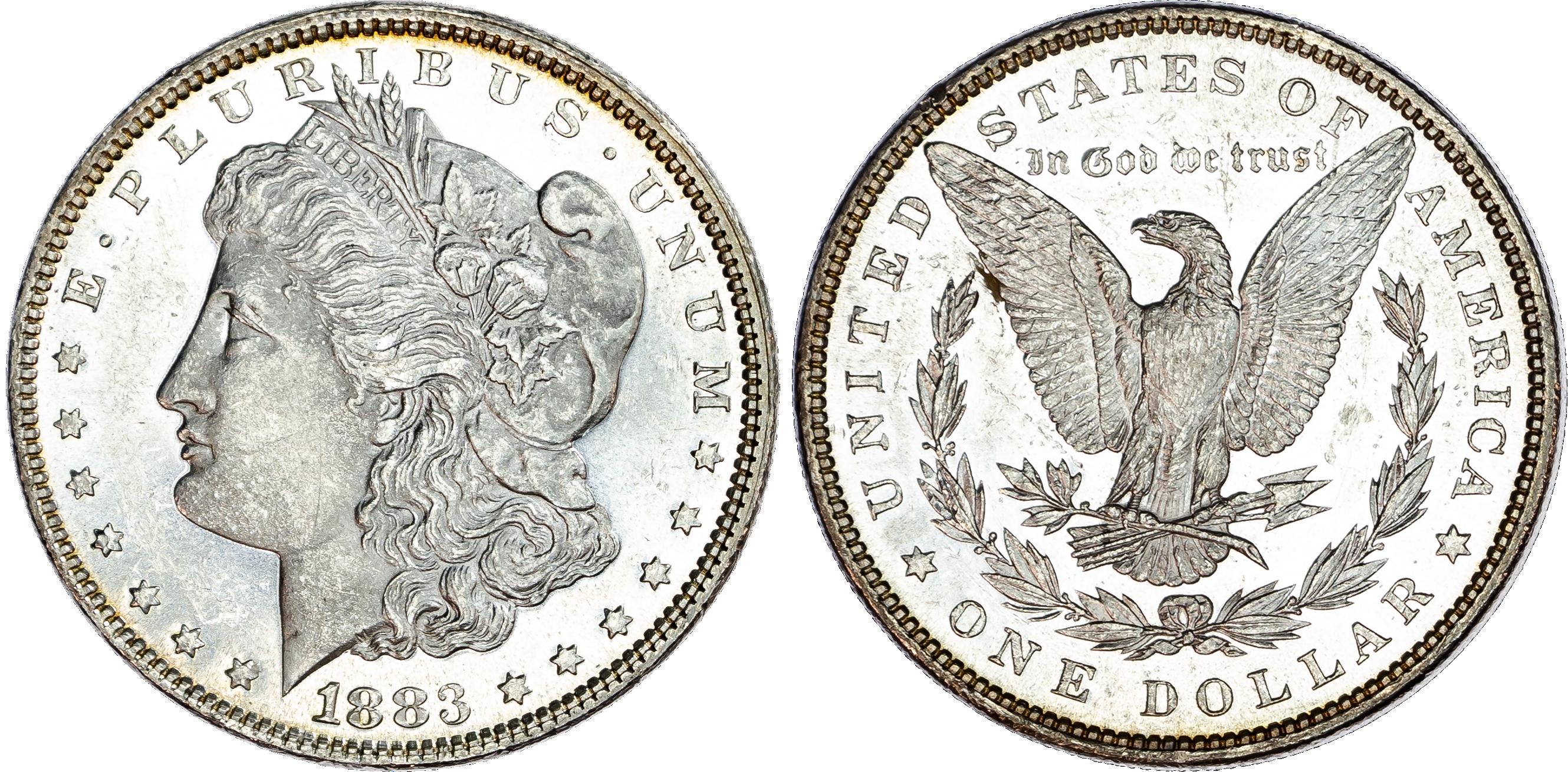 USA, silver Morgan Dollar, 1883, Philadelphia, 26.71g.