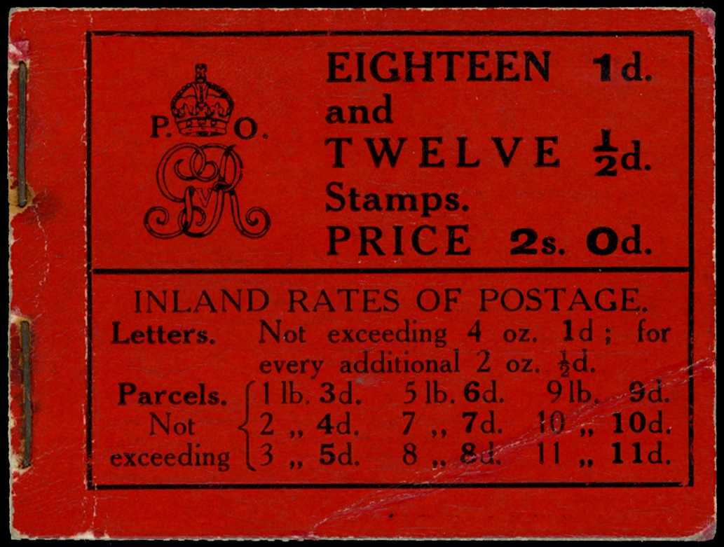 1912 2/- (Edition #11) with perfs mixed...