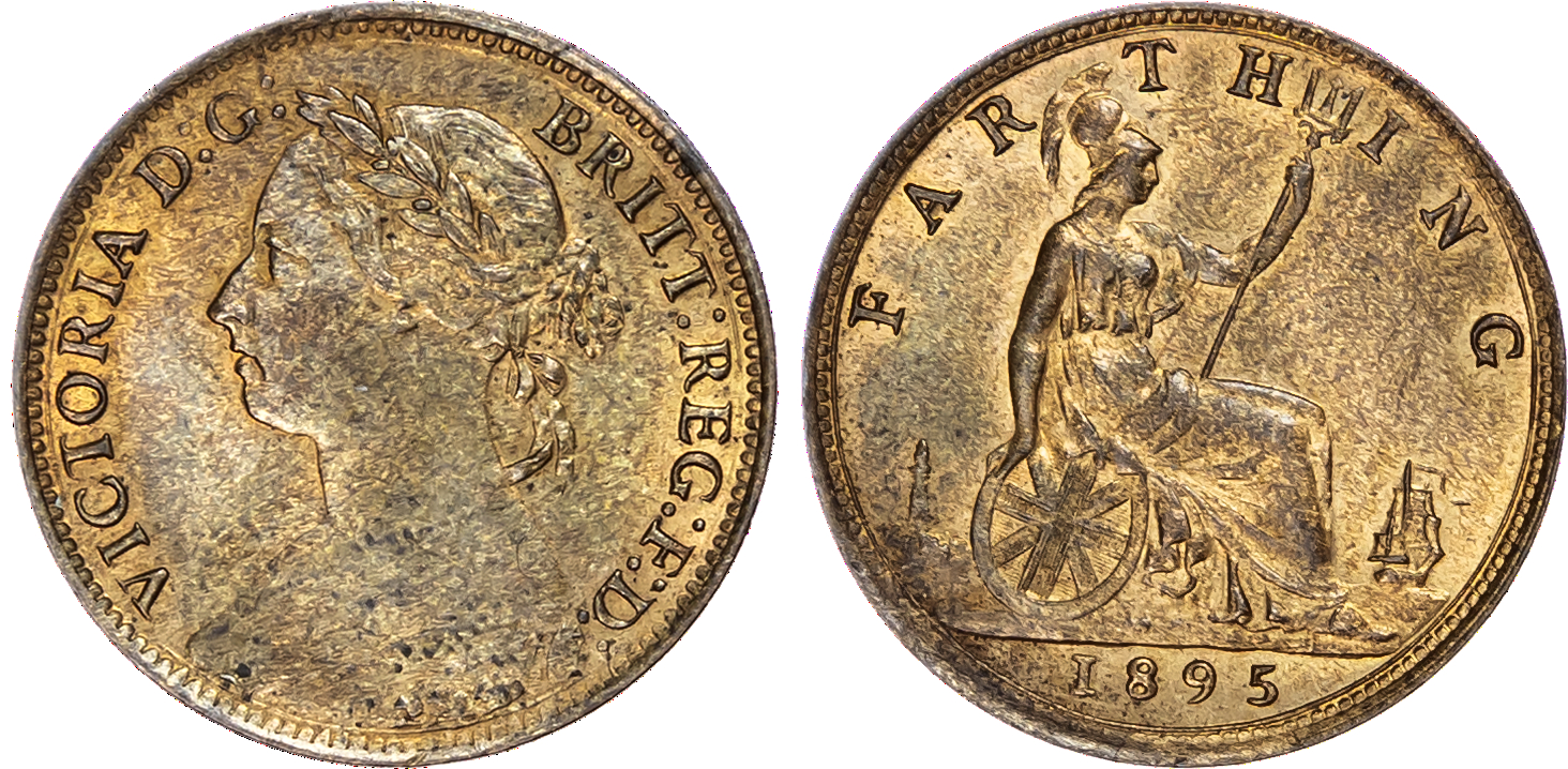 Victoria (1837-1901), Farthing, 1895
