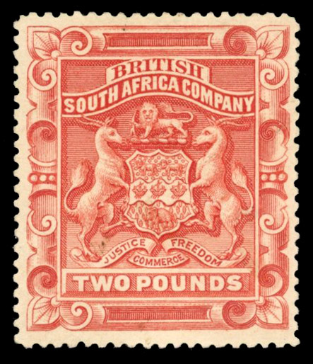 Rhodesia SG 74 1897 £2 mint