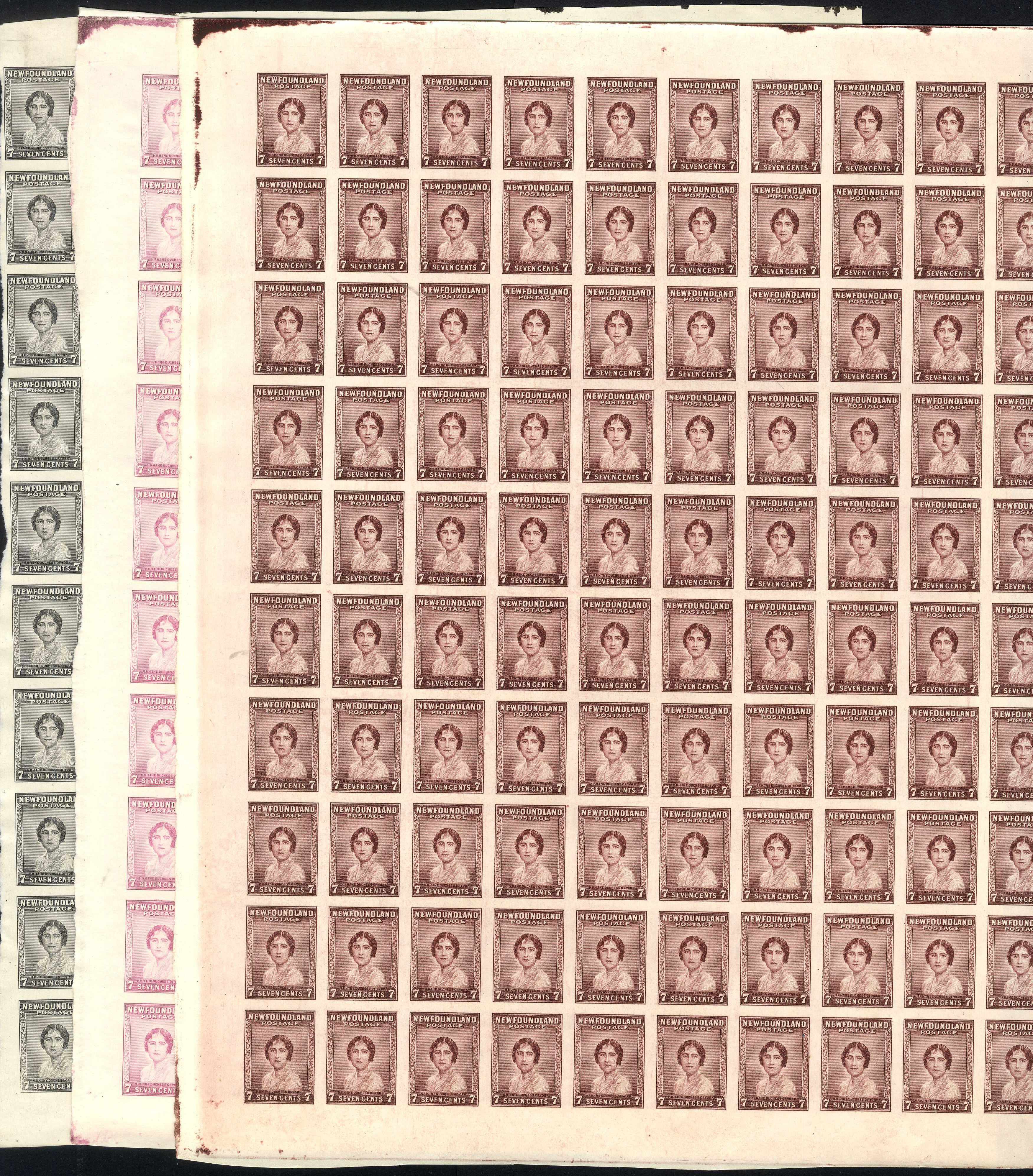 1932 Queen Mother 7ct imperforate,...