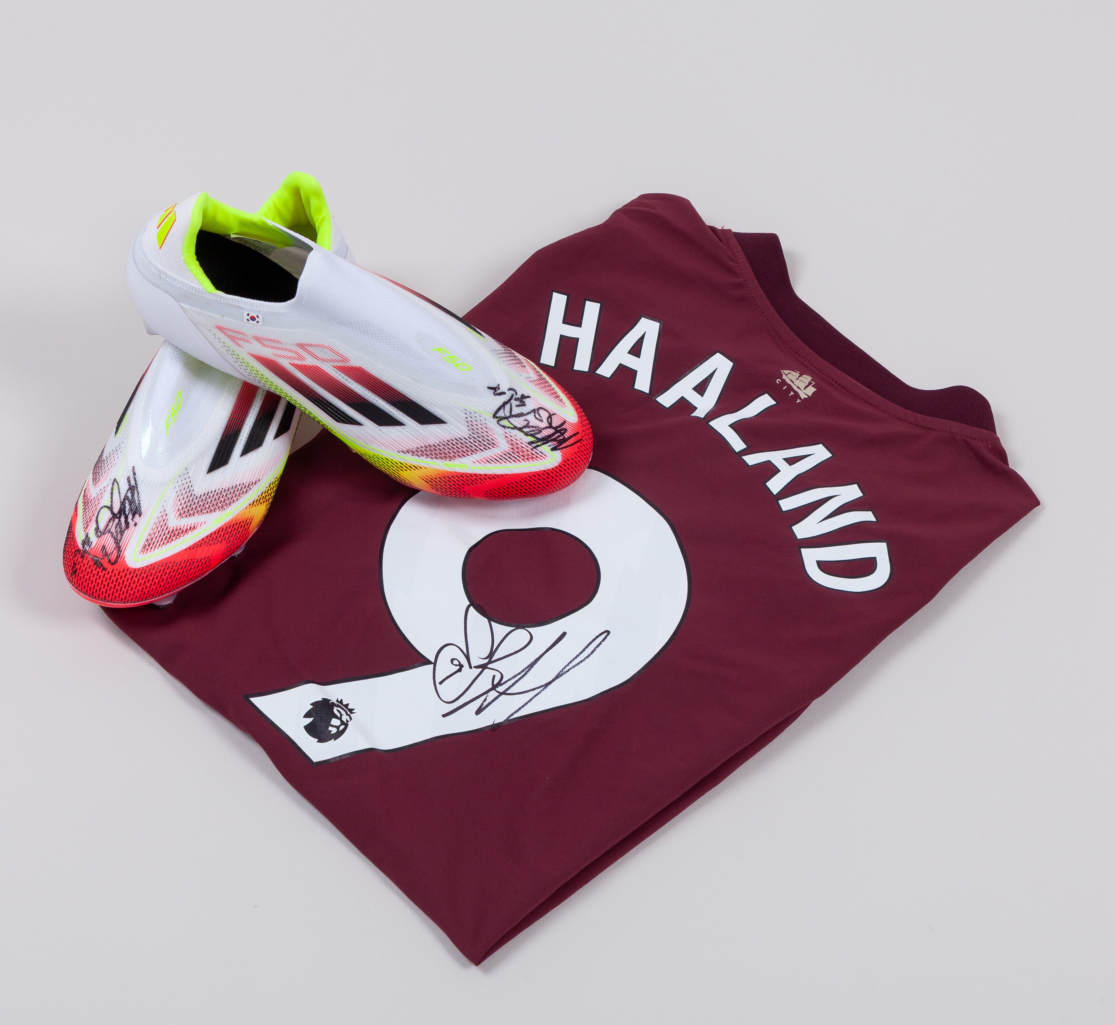 May Timed Auction including Premier League shirts for the Charlie Dukes Football Supports Air Ambulance Charity