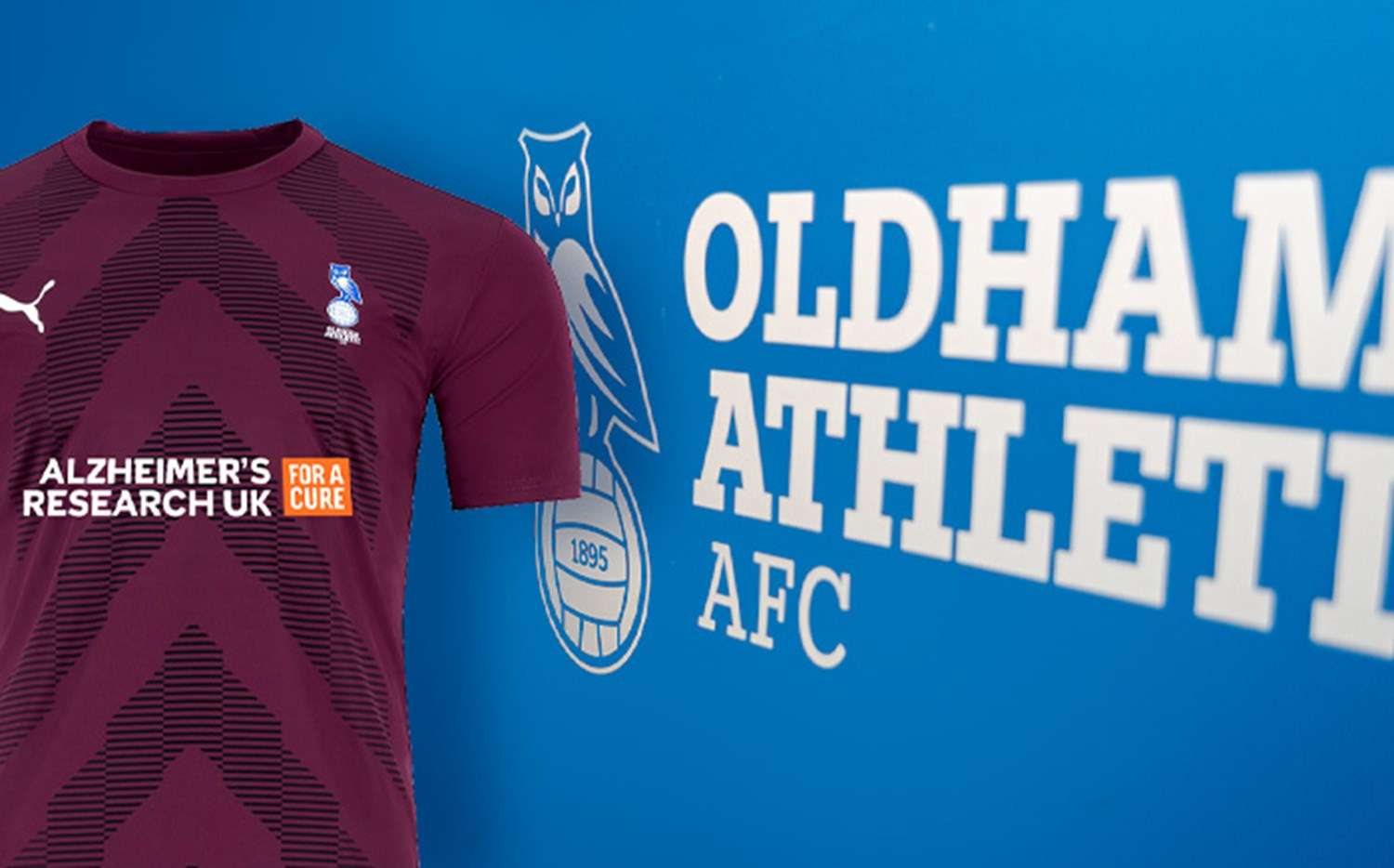  Oldham Athletic AFC Alzheimers Research UK for a Cure 27th to 31st December 2023