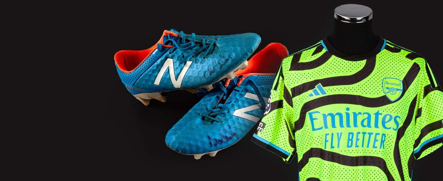 Sporting Memorabilia with Charlie Dukes Football Supports Air Ambulance Timed Auction