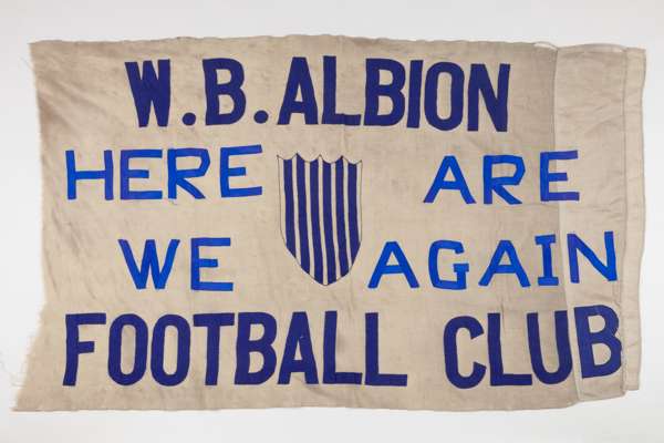 A West Bromwich Albion flag from circa. late 1960s