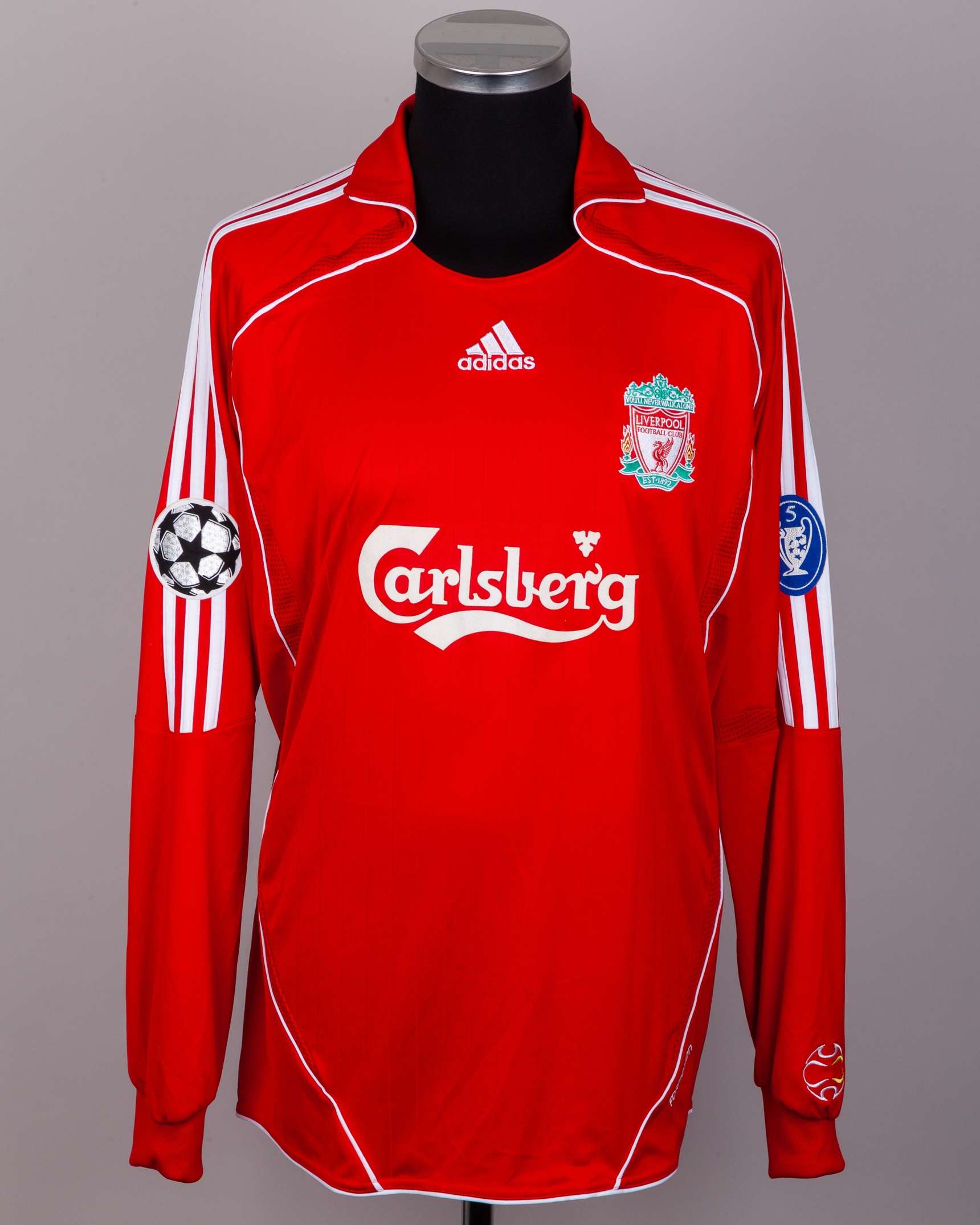 Fernando Torres red No.9 Liverpool Champions League long-sleeved