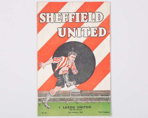 Sheffield United v. Leeds United F.A.Cup 5th round match programme,15th February 1936