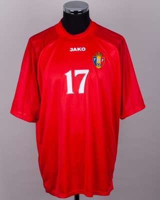 Red No.17 Moldova short-sleeved shirt, 2007-08