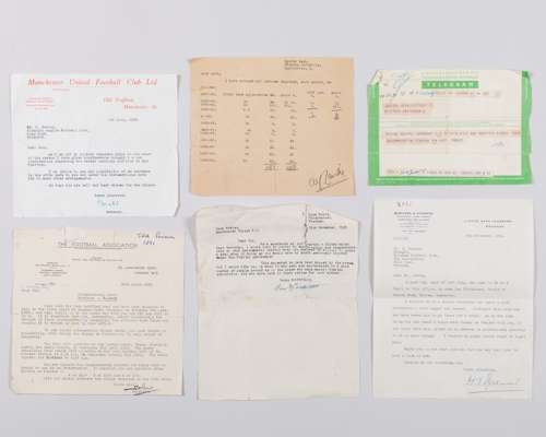 Jack Rowley a nice collection of letters and telegrams
