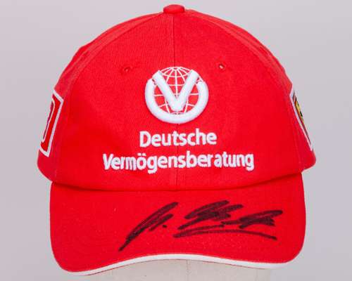 Michael Schumacher Signed Scuderia FerrariCap
