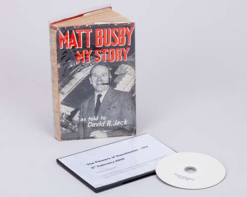 Busby Babes - an autographed Matt Busby My Story by David R. Jack