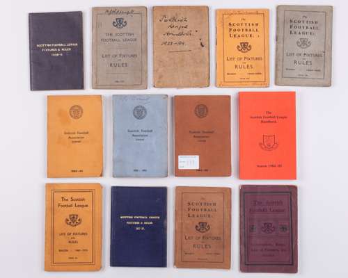A run of The Scottish Football League Constitution, Rules and Fixtures etc from 1914-15