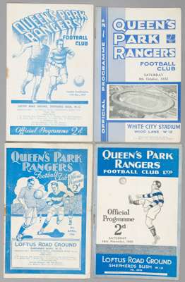Four QPR v Reading programmes 1930s,

F.L. Division Three fixtures 8th October 1932, 18th November 1933 & 4th April 1936; and a reserves, London Combi