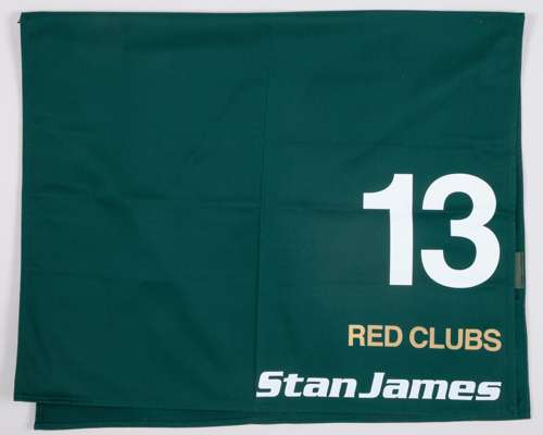 The No.13 number cloth race-used by Red Clubs in the 2006 2,000 Guineas