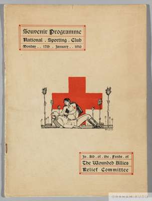 Chic Wallace v Alec Lambert Exhibition boxing match programme, 
 also Bob Cotton v. Billy Fanner, Bombr. Holes v. Lce-Cpl Harry Ashdown, Young Magnus 