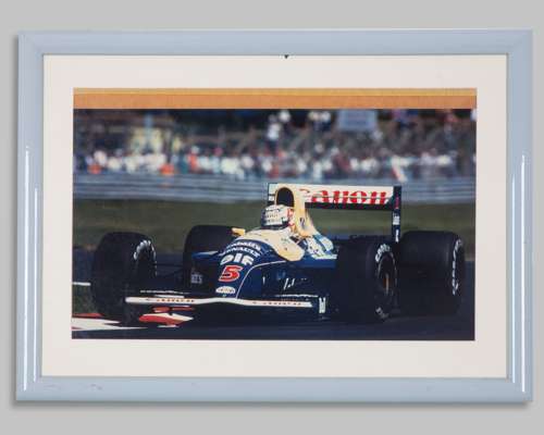 Nigel Mansell Williams Renault Framed Print