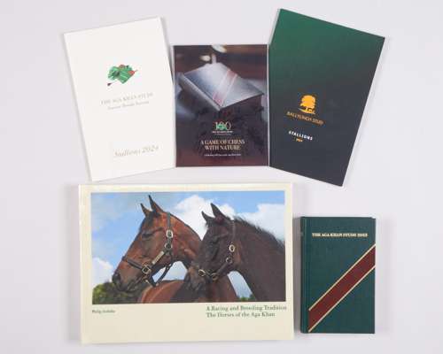 Aga Khan horse racing ephemera