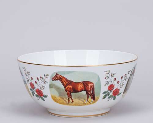 Churchill Downs commissioned Kentucky Derby Bowl by Wedgwood Bone China, England