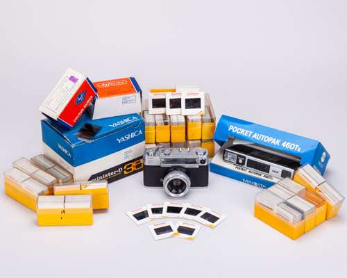 Dickie Bird collection of positive photographic slides