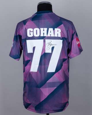 Zafar Gohar Middlesex CCC No.77 match worn shirt vs Surrey (T20 Blast, Lords)