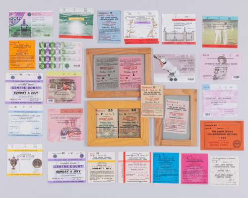 A collection of Wimbledon tickets, 1934 onwards