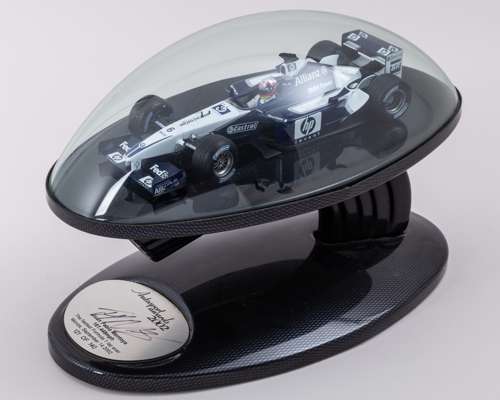 Juan Pablo Montoya Signed 2002 Autosport Awards Limited Edition Display