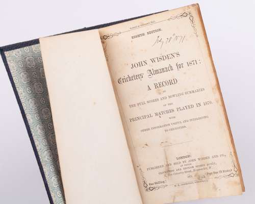 John Wisden's Cricketers' Almanack for 1871