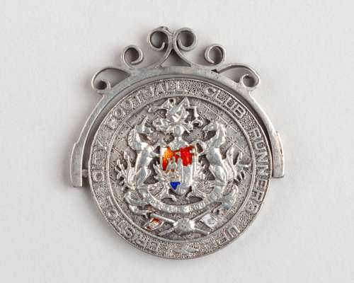Silver and enamel Bristol City Runners Up medal