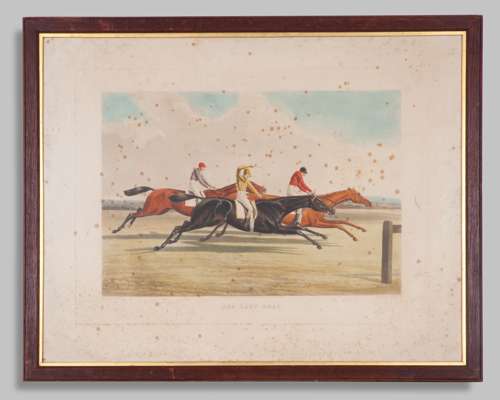 Two 19th century horse racing prints